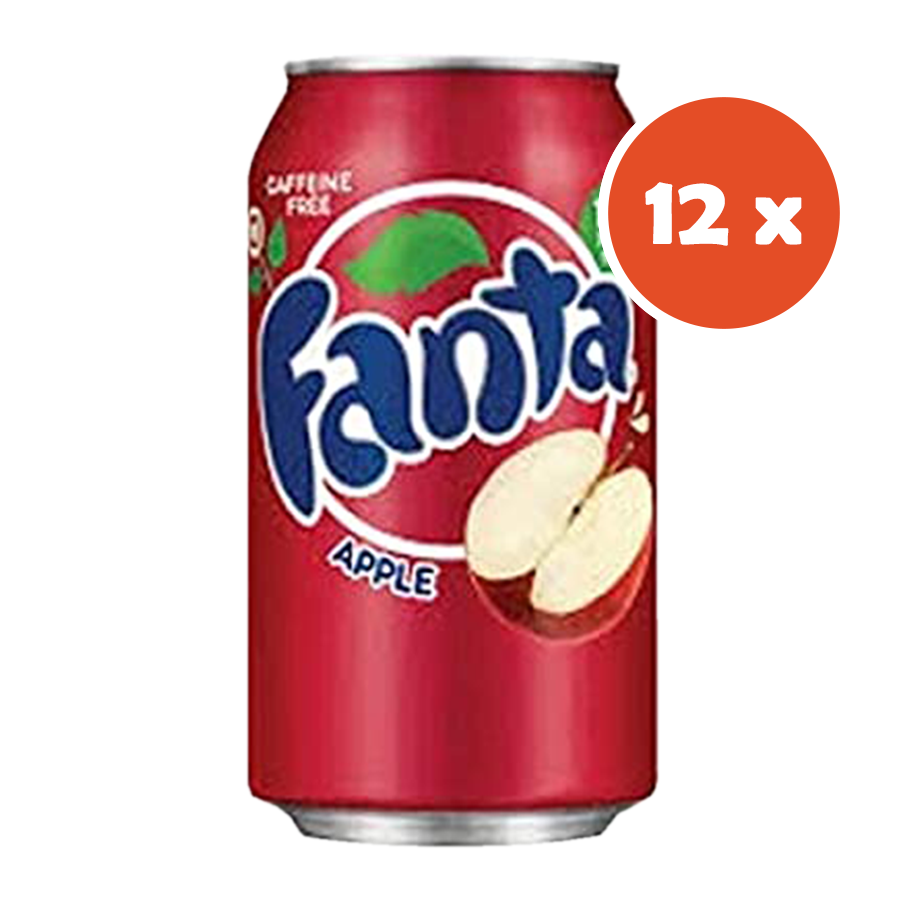 Fanta américain Apple 12x355ml