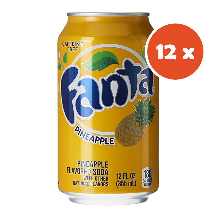 Fanta américain pineapple 12x355ml